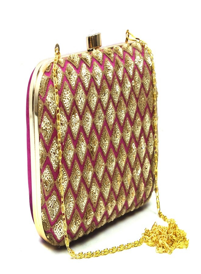 DUCHESS Women & Girls Wine Box Clutch - Image 2